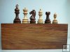 Islamic Wooden Chess Set 95mm Boxwood&Sheesham,