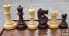 Fisher 95 mm rosewood wood chess pieces set
