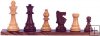 Wooden Chess Set 95mm Boxwood and Rosewood, French Staunton 95 mm