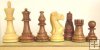 Boxwood&Sheesham Staunton Combat Chess set triple weighted