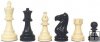 Lacquered WoodenChess Set 95 mm Classic Staunton Ivory&Black Hig
