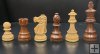 Wooden Chessmen Set 95mm Boxwood@Sheesham, French Staunton 95 w/o box