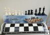 Chess Set Staunton Plastic pieces 95 mm with PVC chessboard